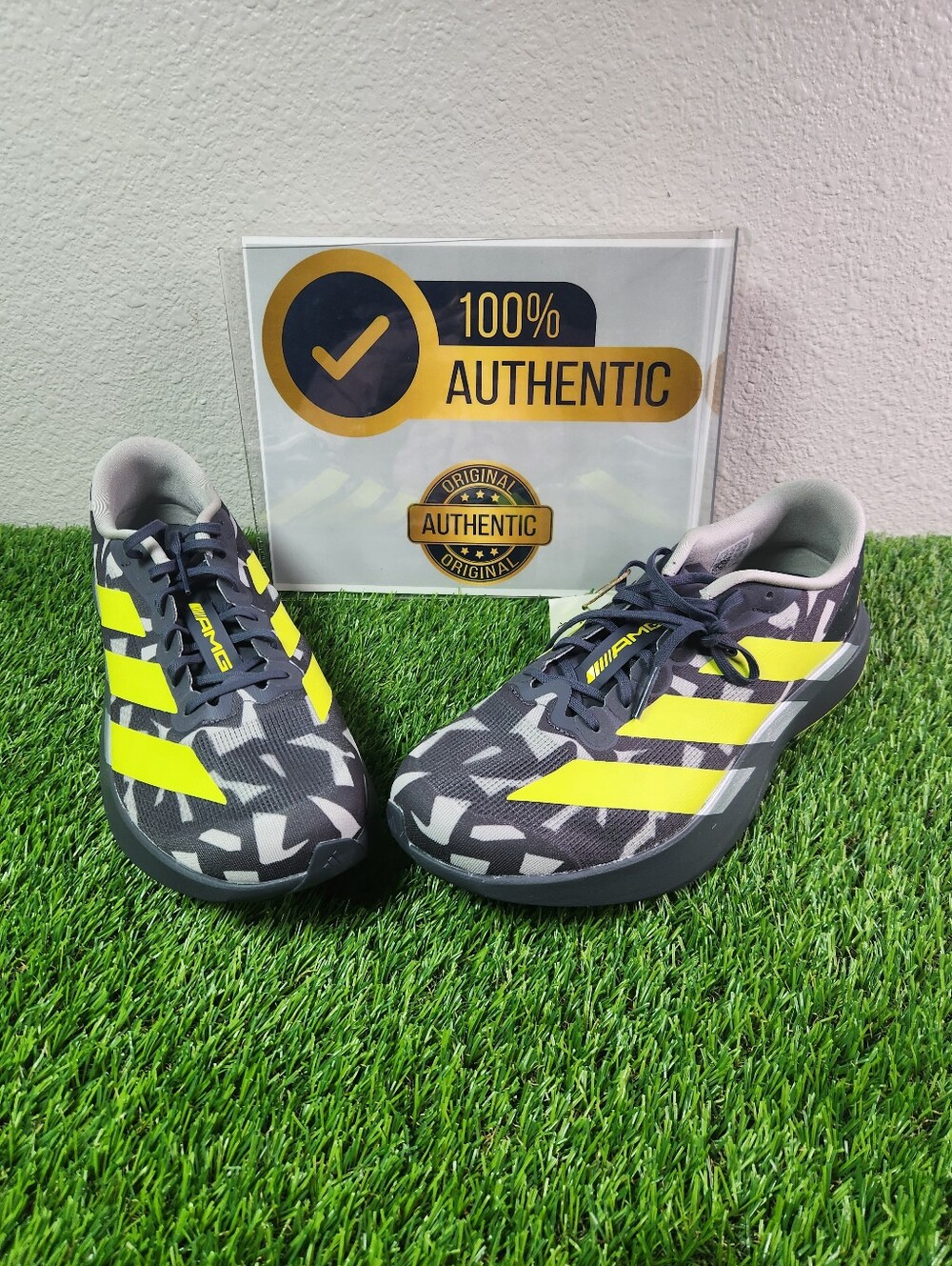 Men Adidas x AMG Motorsport Adizero Evo SL Aurora Running Shoe KI7297 Size 10.5 - Picture 2 of 7